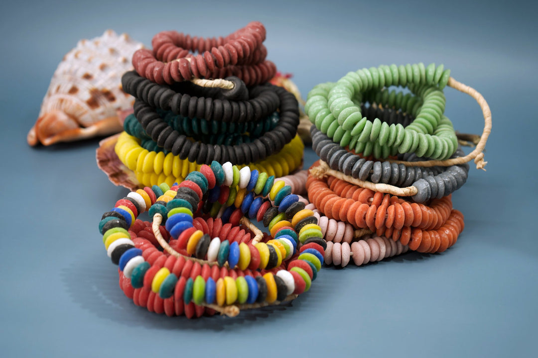 shanti Glass Beads – Traditional Ghana Trade Beads