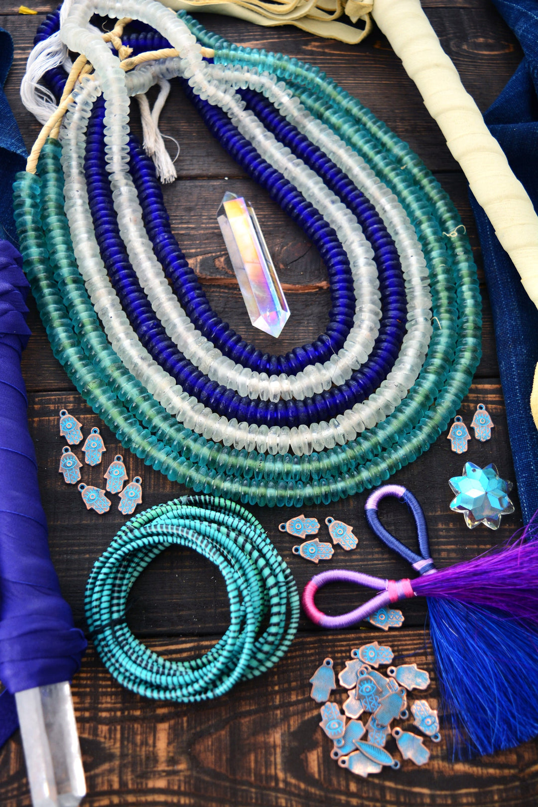 African Glass Beads – Handcrafted Ghana Trade Beads