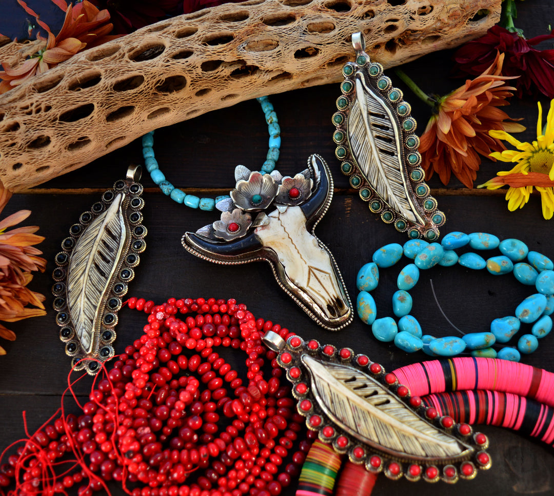 Beads, Textiles, Tassels, Jewelry