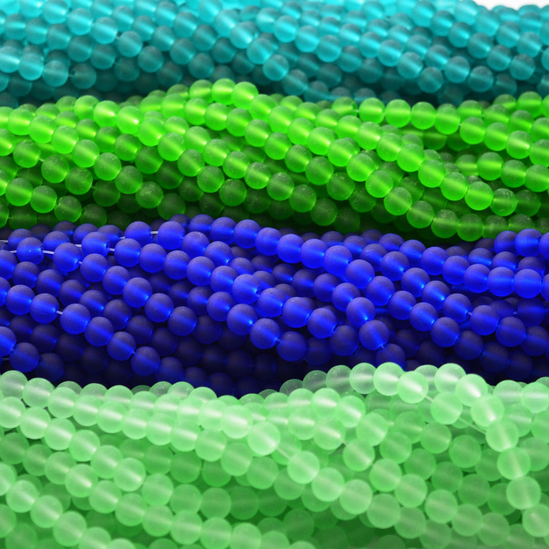 Recycled Glass Beads and Java Glass Beads