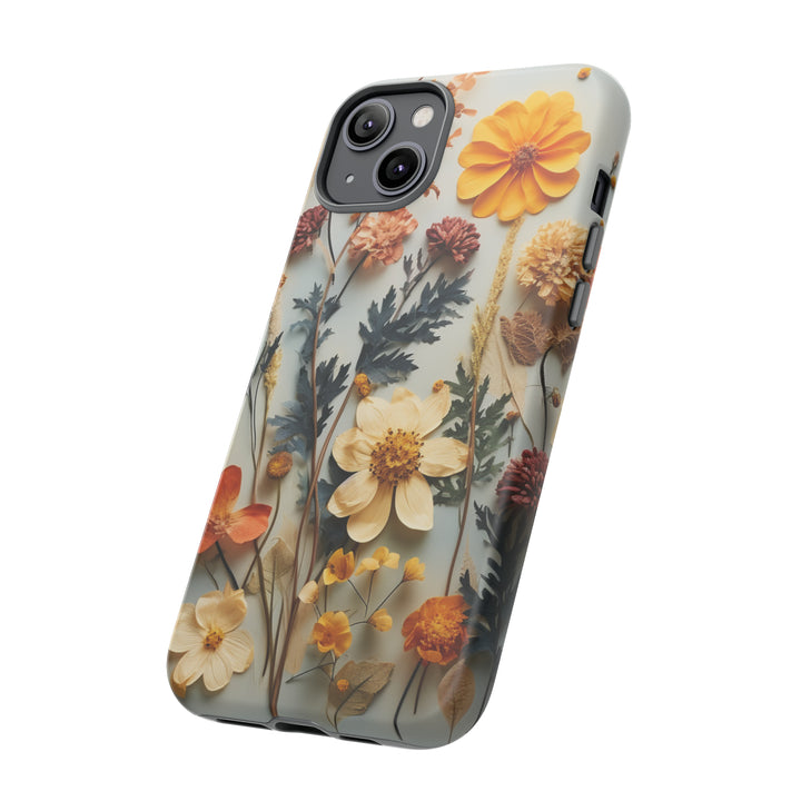 Pressed Flower Tough Cases: iPhone Flower Case Nature Inspired Accessories Gift for Her Gift for Mom