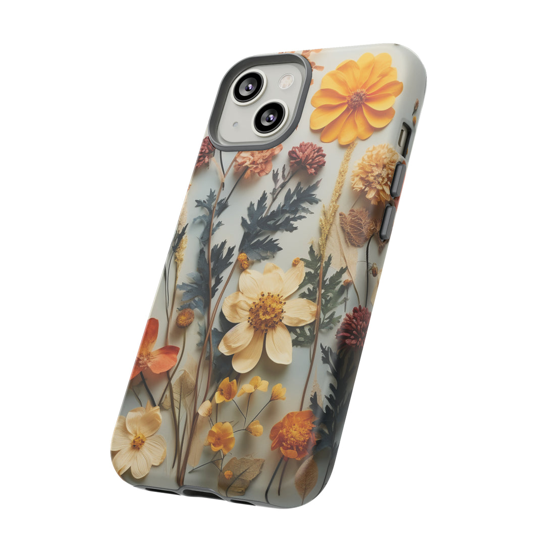 Pressed Flower Tough Cases: iPhone Flower Case Nature Inspired Accessories Gift for Her Gift for Mom