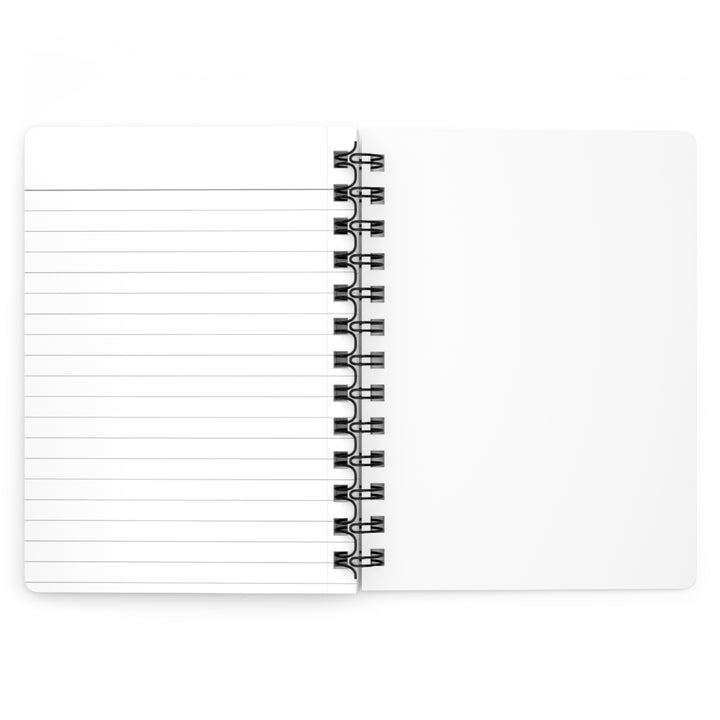 Pressed Flowers: Glossy Laminated Journal Cover with Spiral Loop Wire in 5x7 size Daily Journaling or Diary Beekeepers Journal Notebook