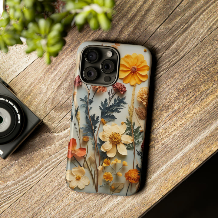 Pressed Flower Tough Cases: iPhone Flower Case Nature Inspired Accessories Gift for Her Gift for Mom