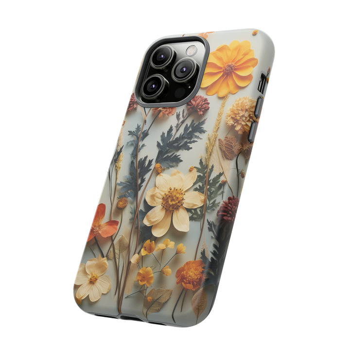Pressed Flower Tough Cases: iPhone Flower Case Nature Inspired Accessories Gift for Her Gift for Mom