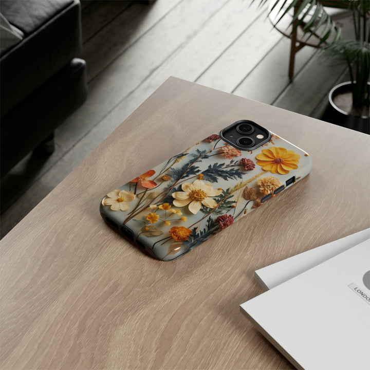 Pressed Flower Tough Cases: iPhone Flower Case Nature Inspired Accessories Gift for Her Gift for Mom