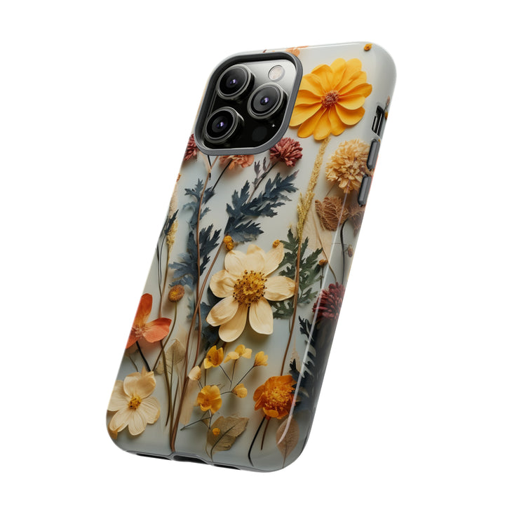 Pressed Flower Tough Cases: iPhone Flower Case Nature Inspired Accessories Gift for Her Gift for Mom