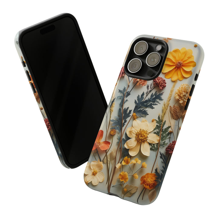 Pressed Flower Tough Cases: iPhone Flower Case Nature Inspired Accessories Gift for Her Gift for Mom