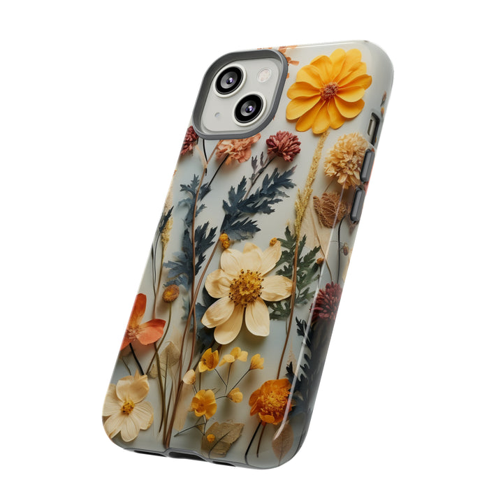 Pressed Flower Tough Cases: iPhone Flower Case Nature Inspired Accessories Gift for Her Gift for Mom