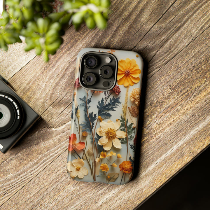 Pressed Flower Tough Cases: iPhone Flower Case Nature Inspired Accessories Gift for Her Gift for Mom