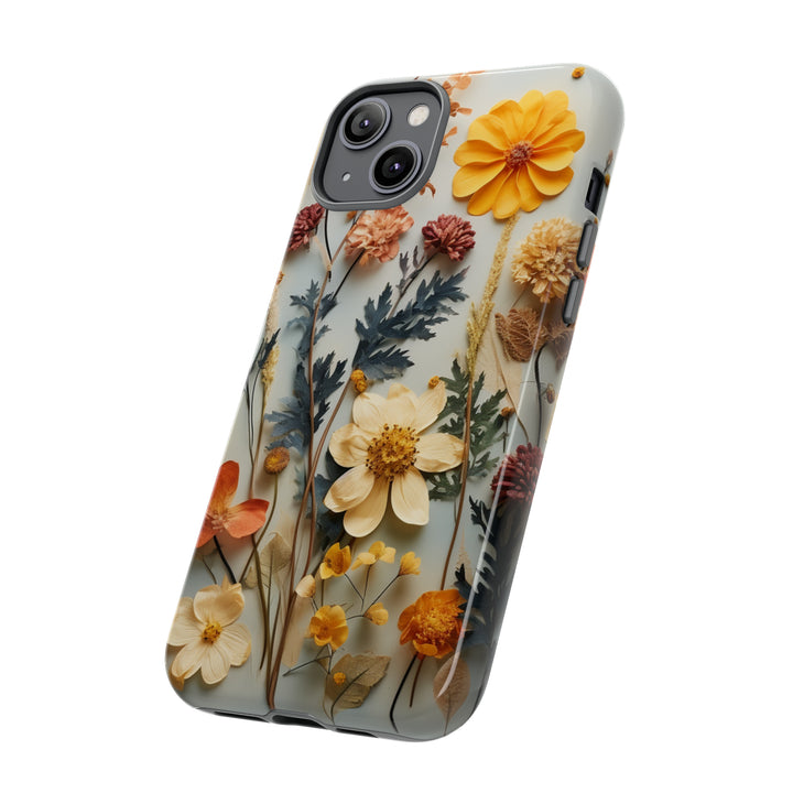 Pressed Flower Tough Cases: iPhone Flower Case Nature Inspired Accessories Gift for Her Gift for Mom