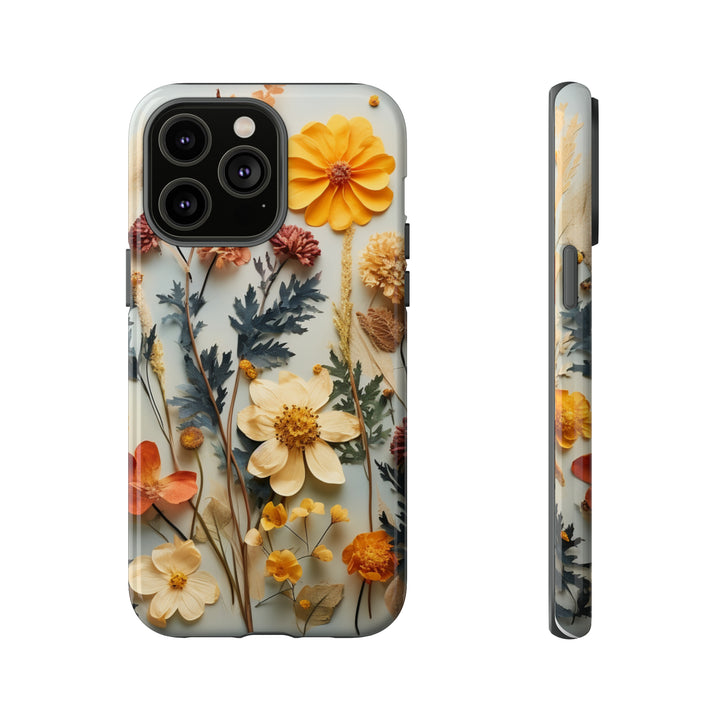 Pressed Flower Tough Cases: iPhone Flower Case Nature Inspired Accessories Gift for Her Gift for Mom