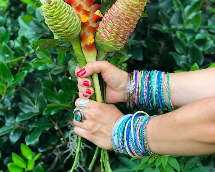 African Flip Flop Bracelets