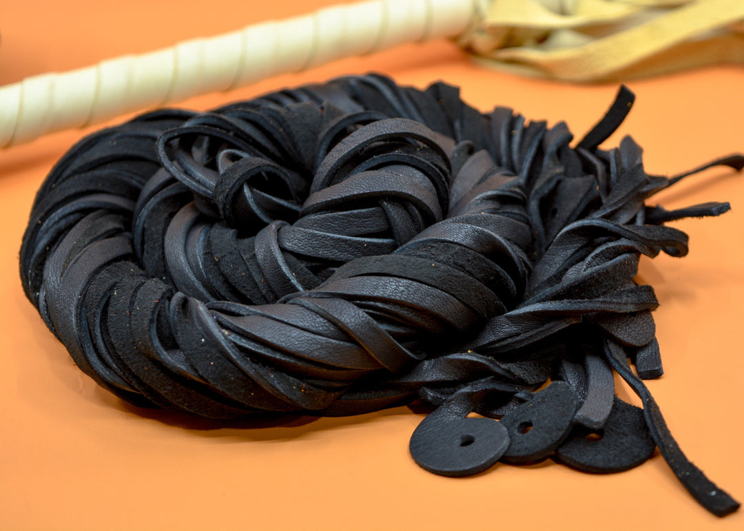 A bundle of Deerskin Leather Straps