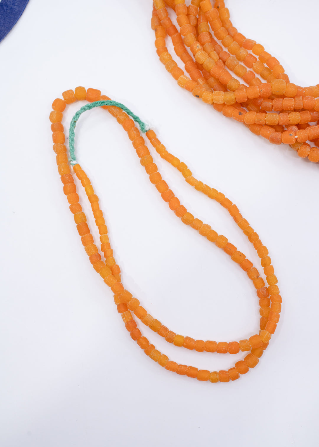 Butterscotch Orange Java Glass Beads, 4mm, 24 Inches strand