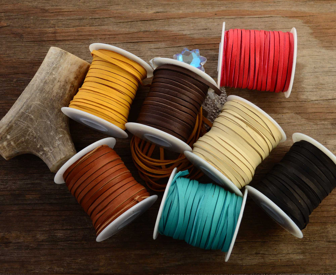 Fudge Brown: 5mm Deer Suede Lace, Leather Strap for Jewelry and Crafts, 5 Feet or Full Spool