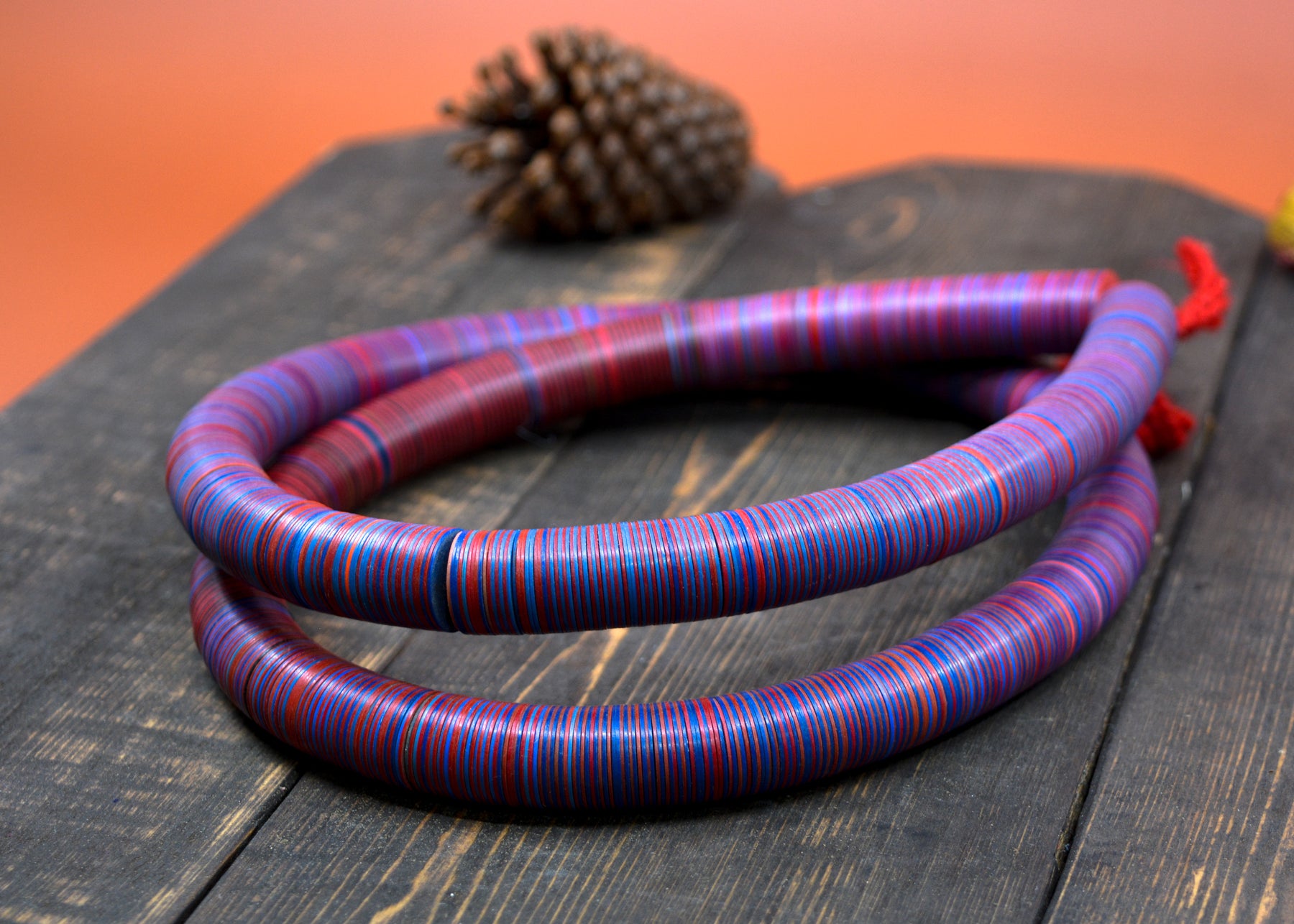 3mm Vinyl Record Beads: Tribal Necklace | WomanShopsWorld