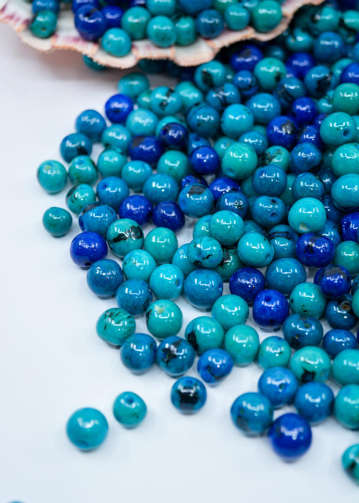 Acai Beads Natural Beads in Blue for Making Bracelets