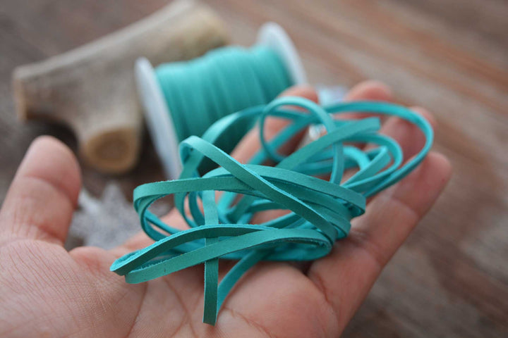 Deerskin in Turquoise