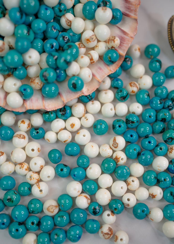 Acai Beads close up showing the large holes