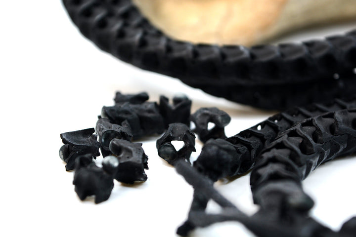 Real Black Snake Vertebrae, 7-12mm, 10 loose beads, Natural Large Hole Beads, Tribal, Bohemian, Juju, Oddities, Jewelry Making Supplies