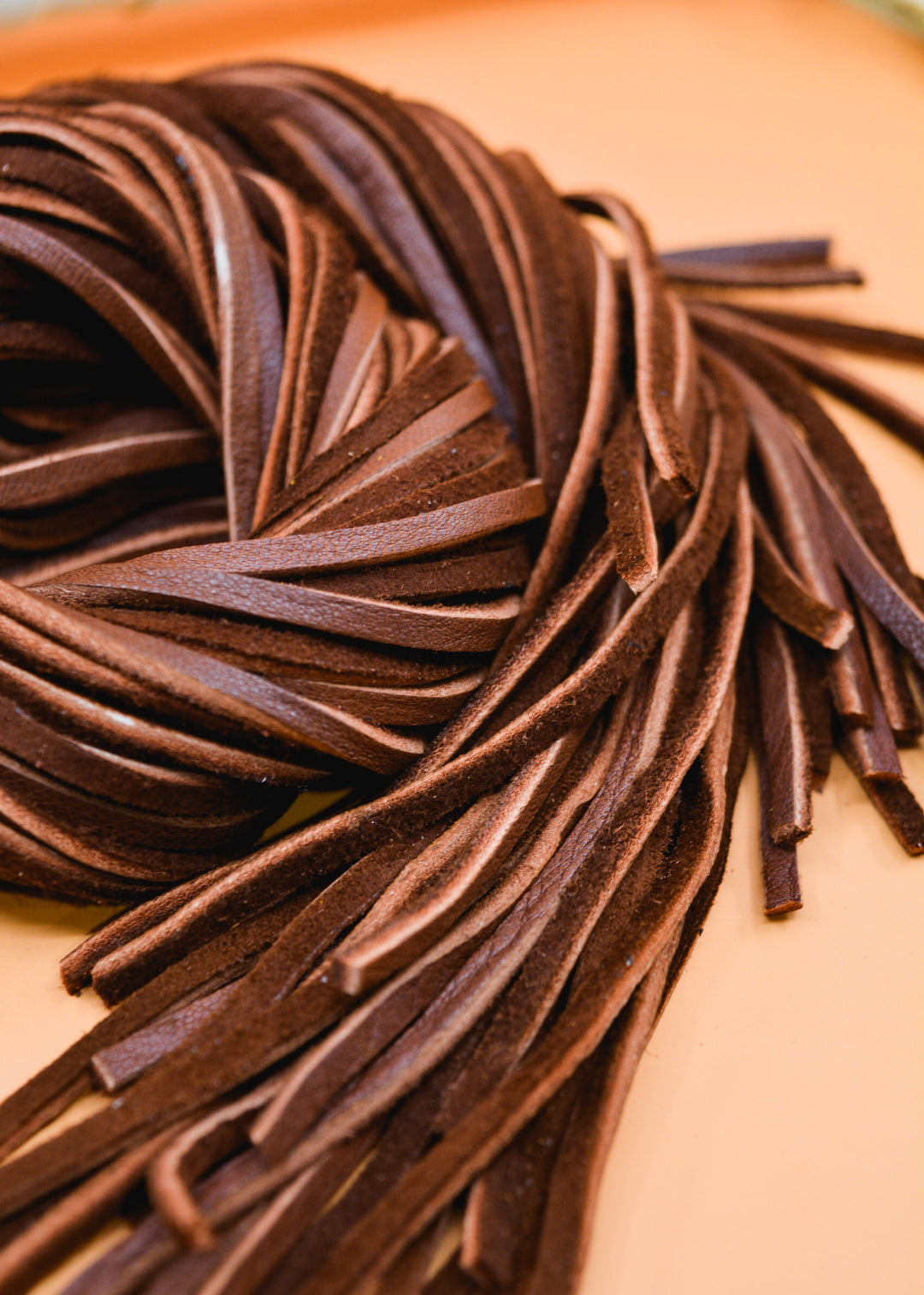 Chocolate Brown Deerskin Leather Lace 3mm x 36 Inches Leather Strap, 1 Piece