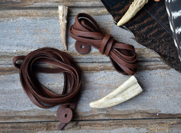 Fudge Brown Deerskin Leather Strap 6mm x 72 Inches Leather Straps, 1 Piece