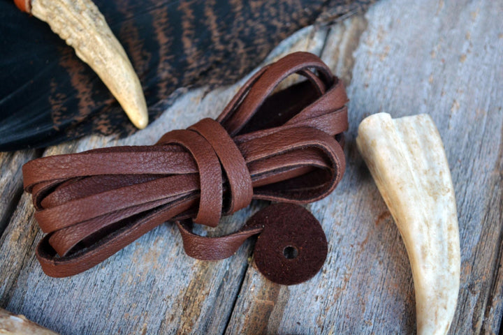 Fudge Brown Deerskin Leather Strap 6mm x 72 Inches Leather Straps, 1 Piece