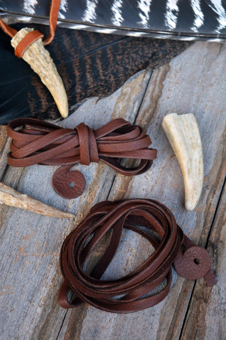 Fudge Brown Deerskin Leather Strap 6mm x 72 Inches Leather Straps, 1 Piece