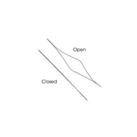 Big Eye Beading Needles: Four 5" needles, Stainless Steel / The BeadSmith, Large Hole, Needle, Findings, Sewing, NeedleCraft, Supplies