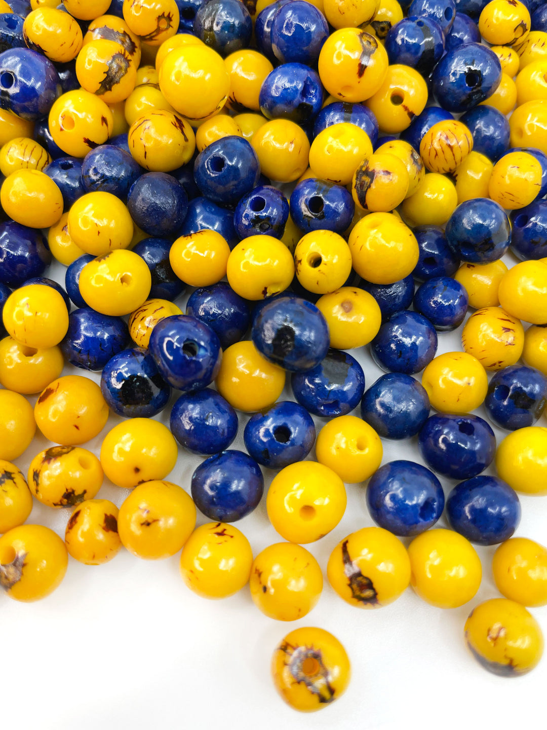 Natural Acai Beads for Jewelry making.