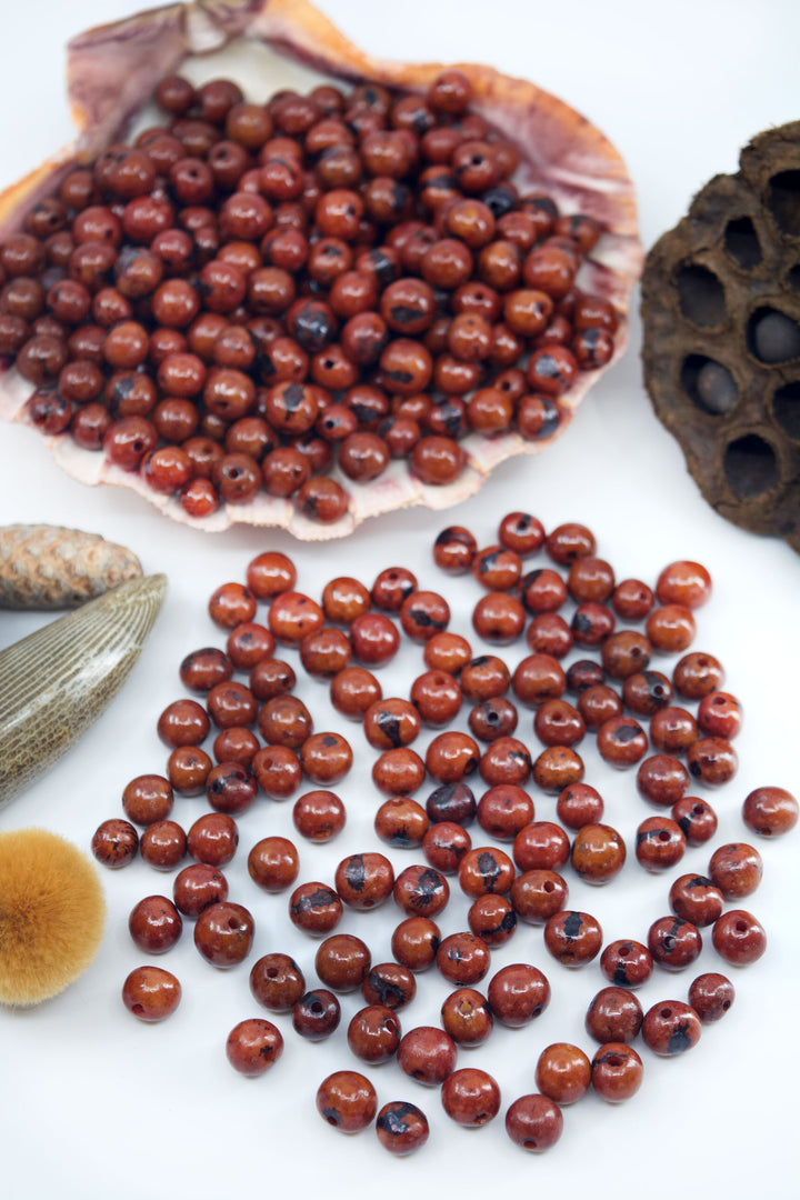 Chocolate Brown Acai Beads for DIY Jewelry making