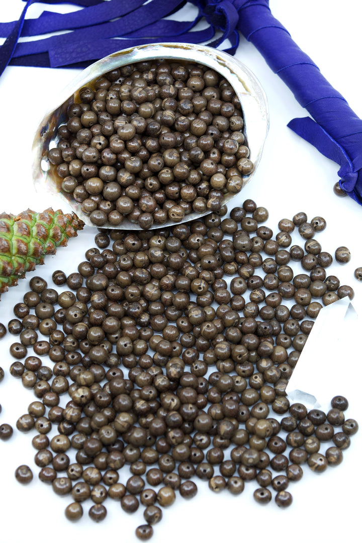 Natural Acai beads for Jewelry making.