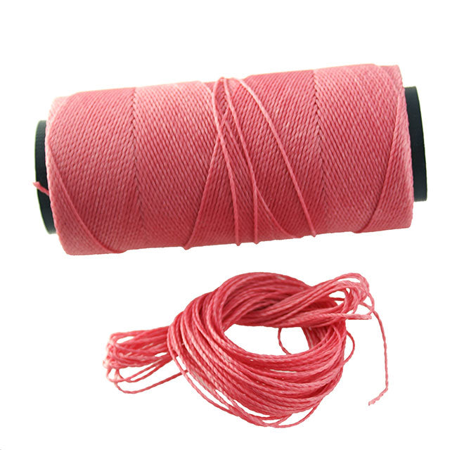 Waxed Polyester Cord, 1mm x pack of 25 feet (8.33 yards), 2-ply / Macrame, Hilo Encerado, Linha Encerada, Polyester Thread, Jewelry Making Supplies
