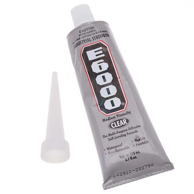 E6000 Industrial Strength Glue Adhesive (3.7 Oz)
