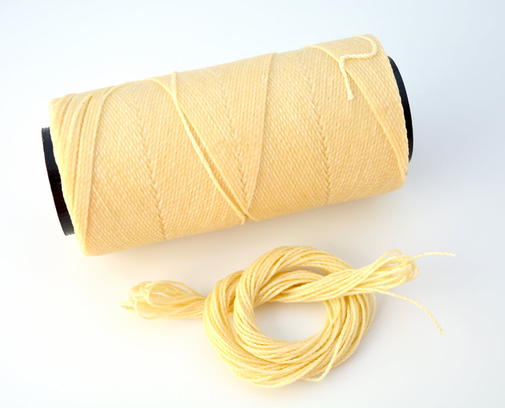 Waxed Polyester Cord, 1mm x pack of 25 feet (8.33 yards), 2-ply / Macrame, Hilo Encerado, Linha Encerada, Polyester Thread, Jewelry Making Supplies