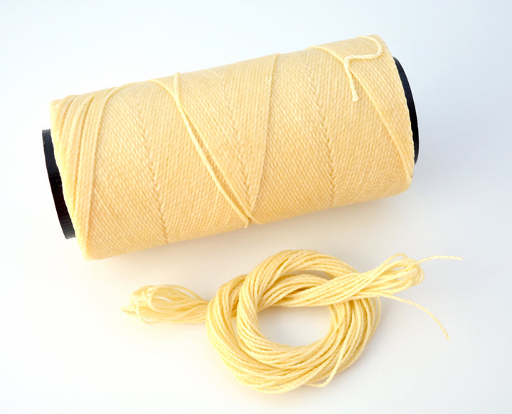 Waxed Polyester Cord, 1mm x pack of 25 feet (8.33 yards), 2-ply / Macrame, Hilo Encerado, Linha Encerada, Polyester Thread, Jewelry Making Supplies
