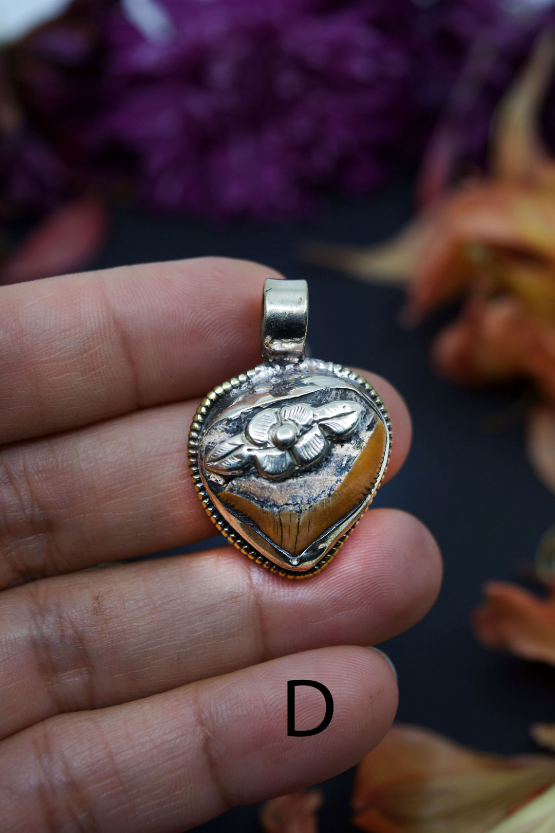Timeless Shark Tooth Pendant, OOAK, Himalayan Jewelry, Tribal Chic Pendants, Handmade, Gifts