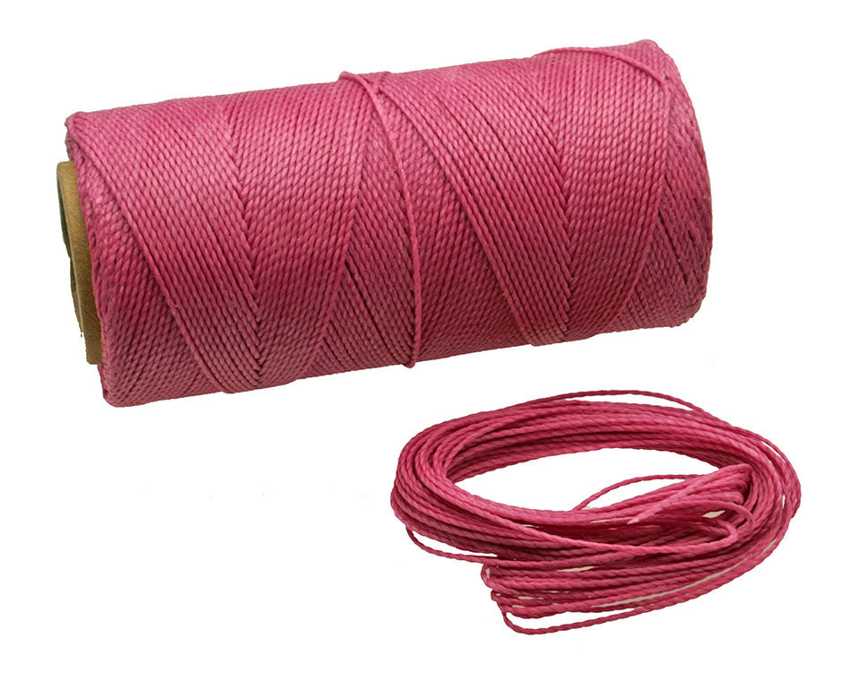 Waxed Polyester Cord, 1mm x pack of 25 feet (8.33 yards), 2-ply / Macrame, Hilo Encerado, Linha Encerada, Polyester Thread, Jewelry Making Supplies