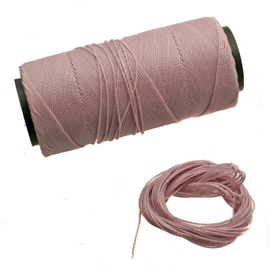 Waxed Polyester Cord, 1mm x pack of 25 feet (8.33 yards), 2-ply / Macrame, Hilo Encerado, Linha Encerada, Polyester Thread, Jewelry Making Supplies