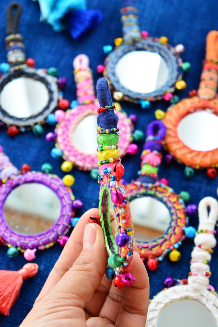 Rainbow Camel Swag: Mirror &amp; Bells Camel Swag Keychain, 5"