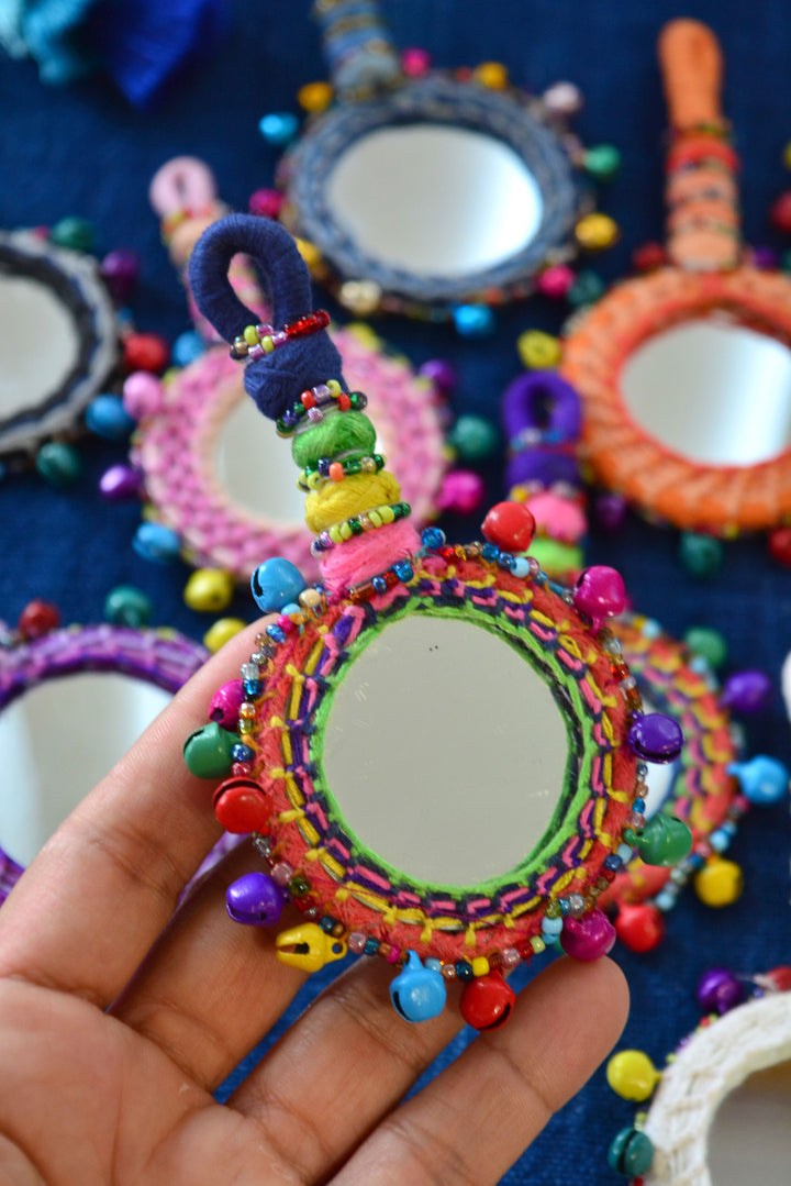 Rainbow Camel Swag: Mirror &amp; Bells Camel Swag Keychain, 5"