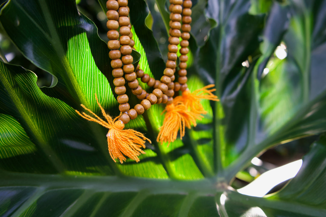 Natural Wooden Rondelle Prayer Beads from Nepal, 108 beads / Meditation Male, Yoga Accessories, Yogi / Wooden Beads, Supplies
