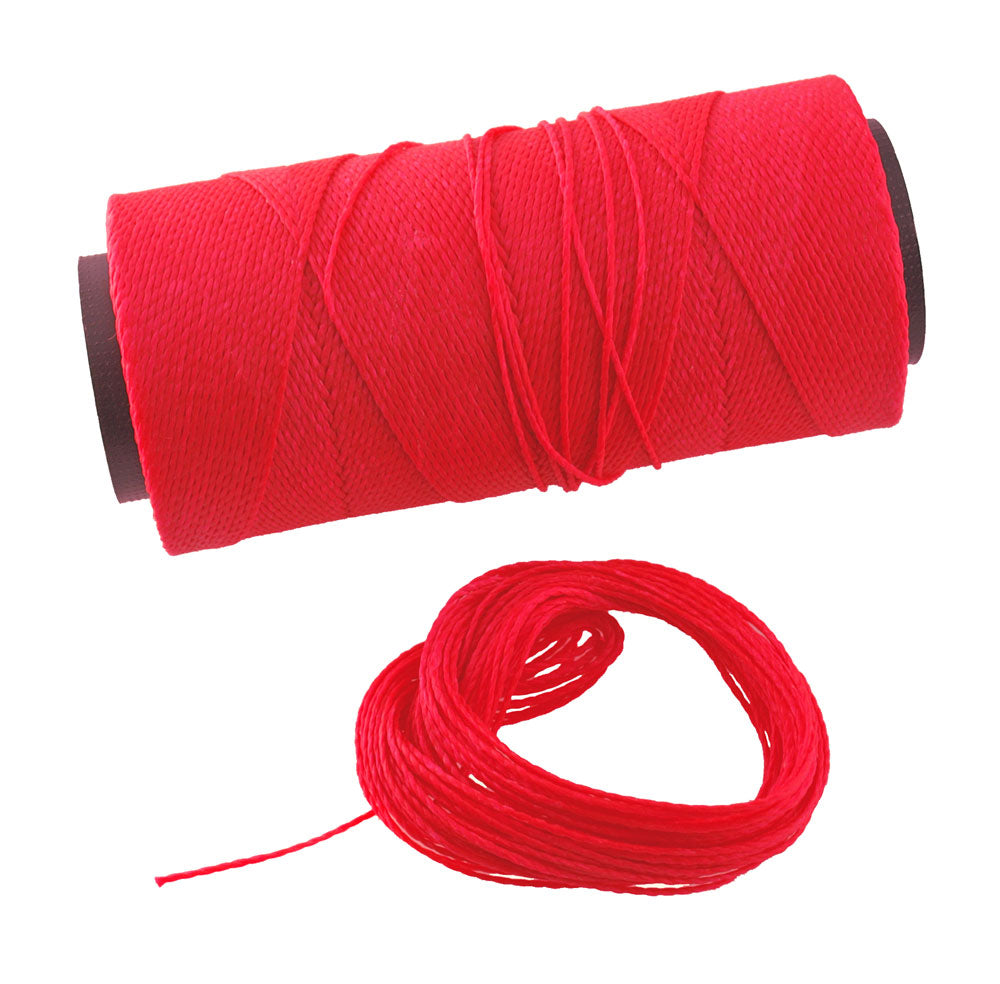 Waxed Polyester Cord, 1mm x pack of 25 feet (8.33 yards), 2-ply / Macrame, Hilo Encerado, Linha Encerada, Polyester Thread, Jewelry Making Supplies
