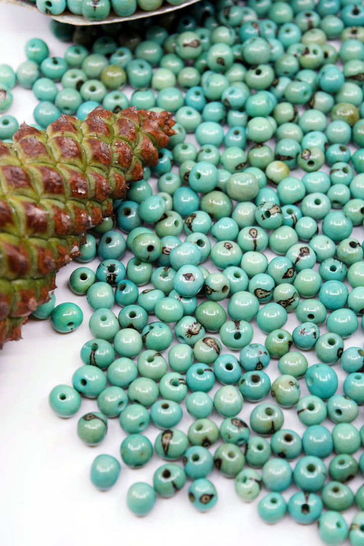 Natural Acai Beads for Jewelry making.
