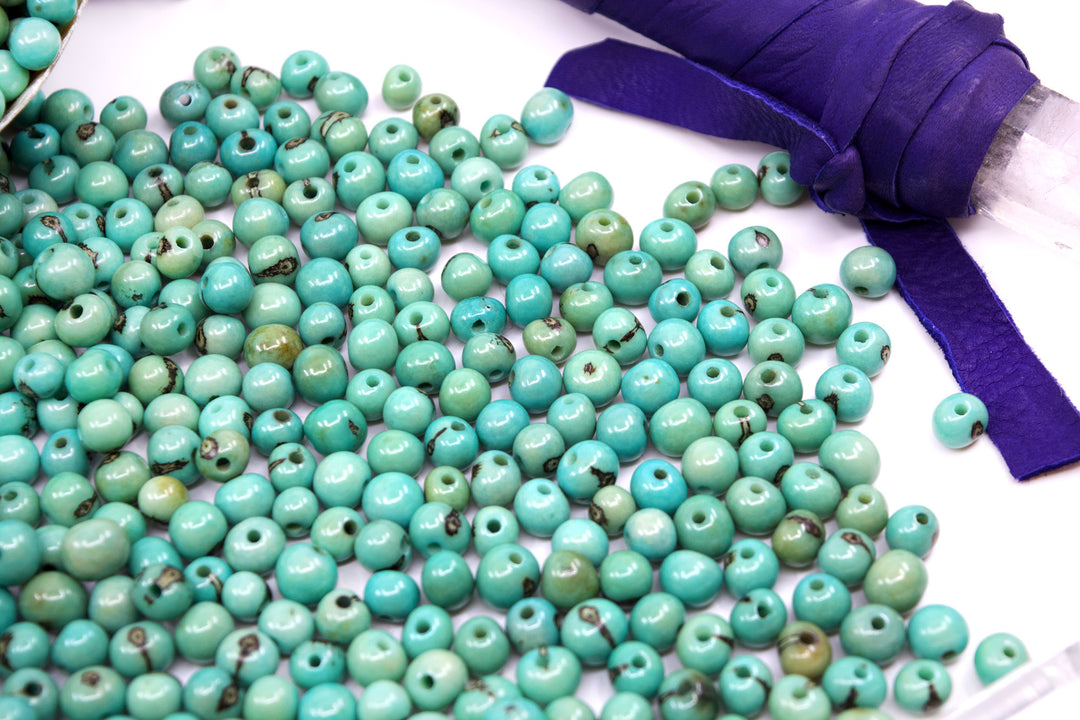 Natural Acai Beads for DIY Jewelry Bracelets.