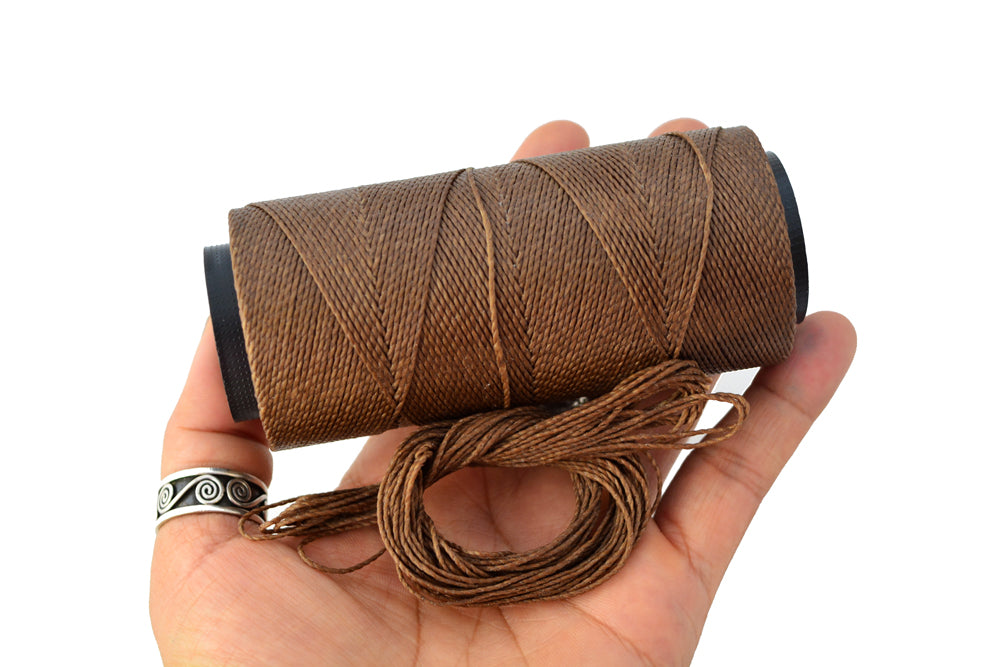 Waxed Polyester Cord, 1mm x pack of 25 feet (8.33 yards), 2-ply / Macrame, Hilo Encerado, Linha Encerada, Polyester Thread, Jewelry Making Supplies