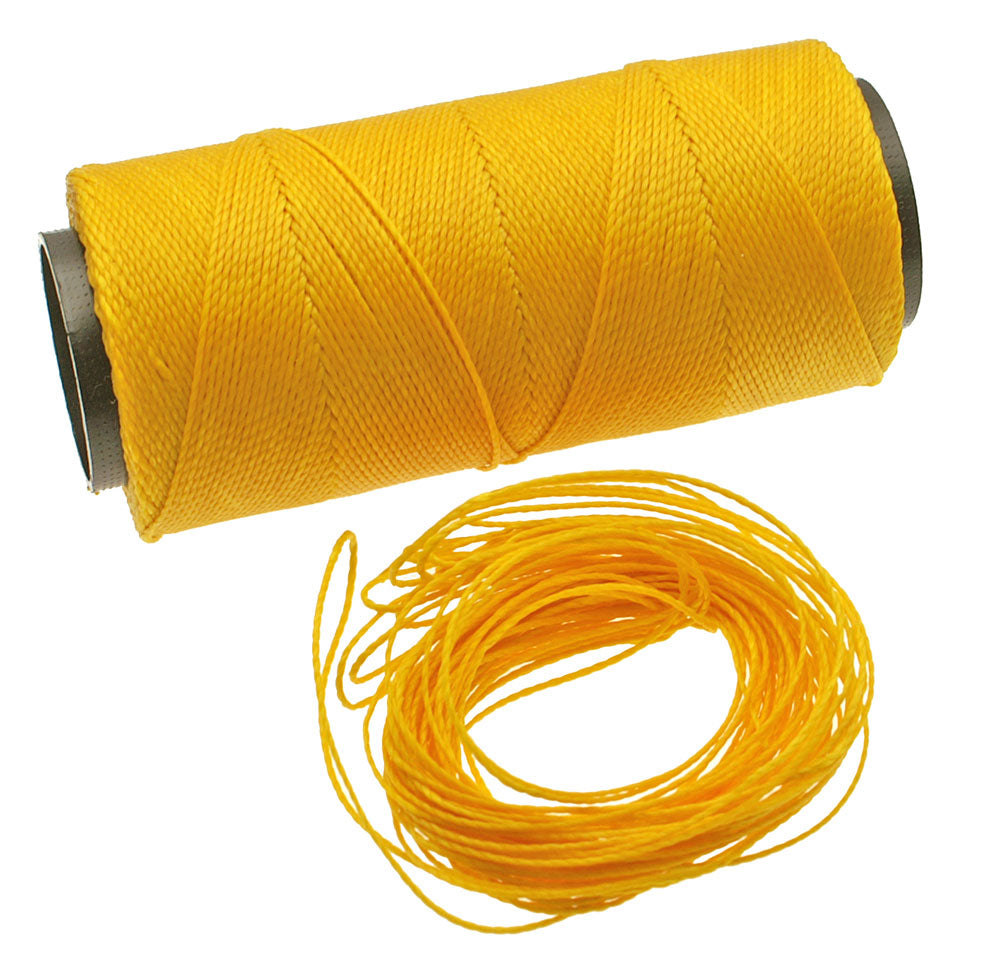Waxed Polyester Cord, 1mm x pack of 25 feet (8.33 yards), 2-ply / Macrame, Hilo Encerado, Linha Encerada, Polyester Thread, Jewelry Making Supplies