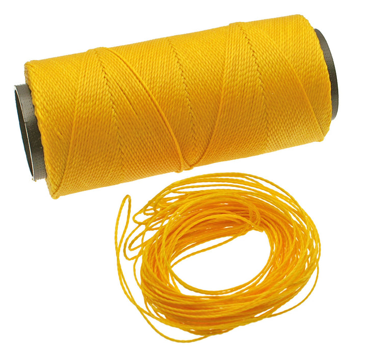 Waxed Polyester Cord, 1mm x pack of 25 feet (8.33 yards), 2-ply / Macrame, Hilo Encerado, Linha Encerada, Polyester Thread, Jewelry Making Supplies