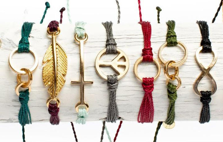 Pura Vida style Waxed Polyester Bracelets